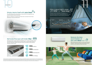 SAMSUNG LATEST WINDFREE R32 SYSTEM 1 AIRCON (INSTALLATION INCLUDED FREE UPGRADED MATERIALS)
