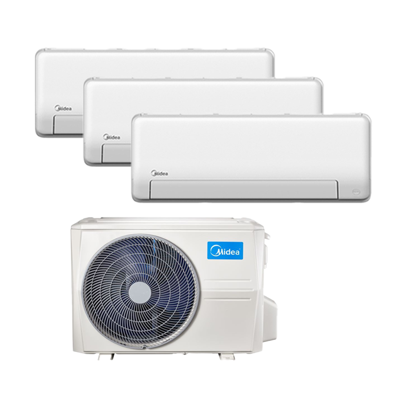 MIDEA ALL EASY PRO PREMIUM R32 SYSTEM 3 (INSTALLATION INCLUDED FREE UPGRADED MATERIALS)