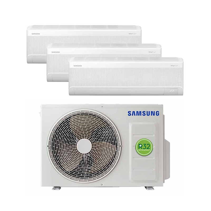 SAMSUNG LATEST WINDFREE R32 SYSTEM 3 AIRCON (INSTALLATION INCLUDED FREE UPGRADED MATERIALS) - Commercestar Engineering 