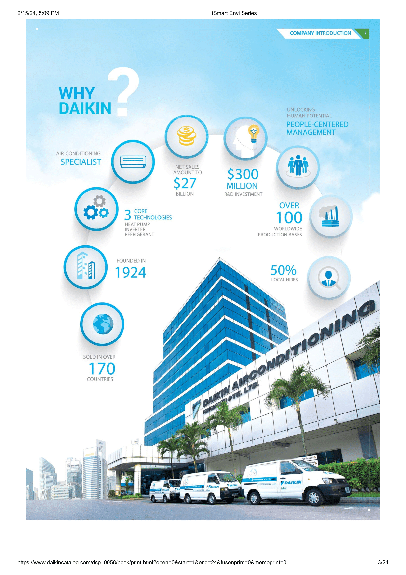 DAIKIN SYSTEM 1 iSMART ENVI SERIES R32 (INSTALLATION INCLUDED FREE UPGRADED MATERIALS) - Commercestar Engineering 