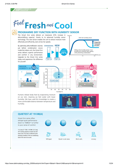 DAIKIN SYSTEM 1 iSMART ENVI SERIES R32 (INSTALLATION INCLUDED FREE UPGRADED MATERIALS) - Commercestar Engineering 