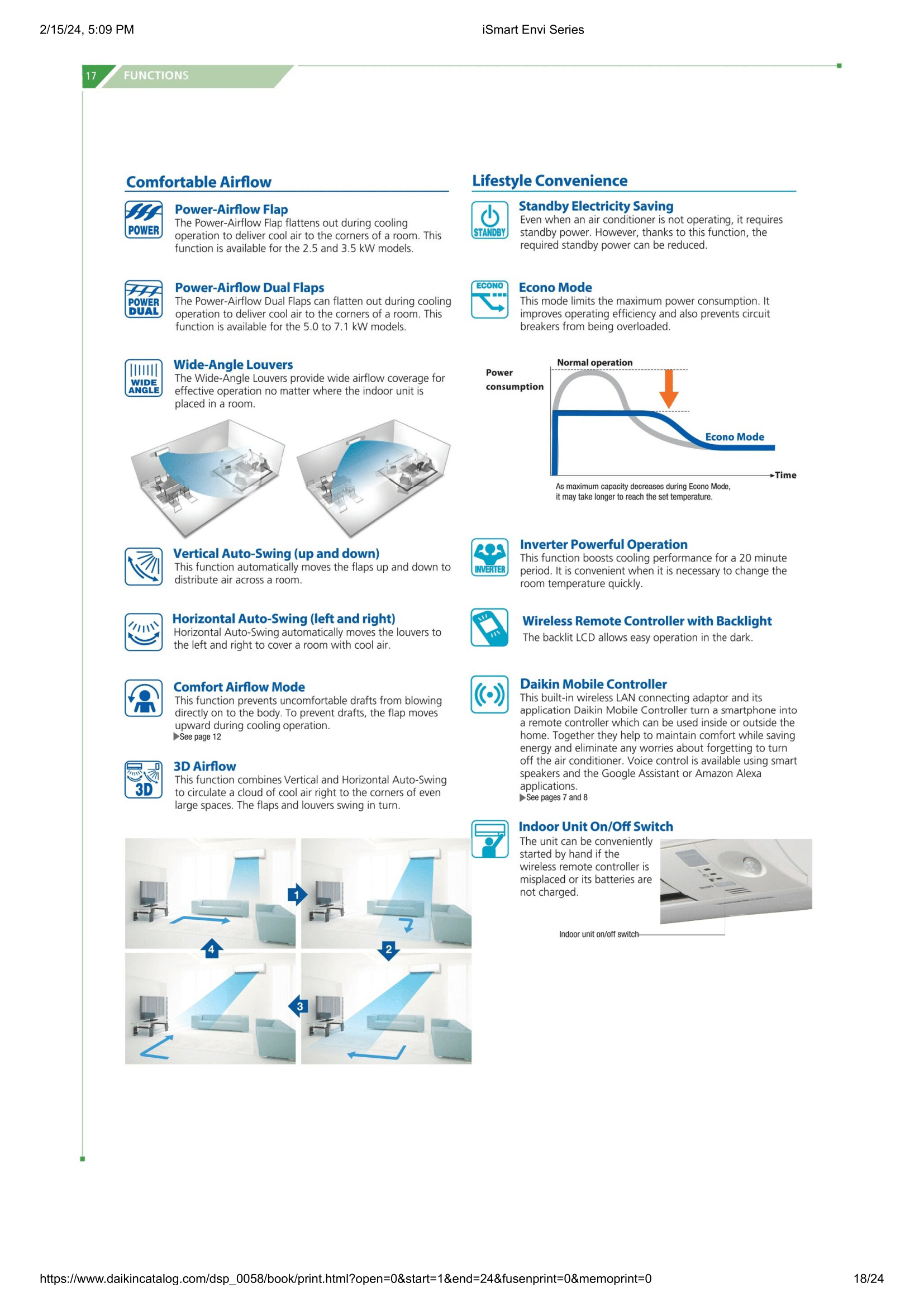 DAIKIN SYSTEM 1 iSMART ENVI SERIES R32 (INSTALLATION INCLUDED FREE UPGRADED MATERIALS) - Commercestar Engineering 