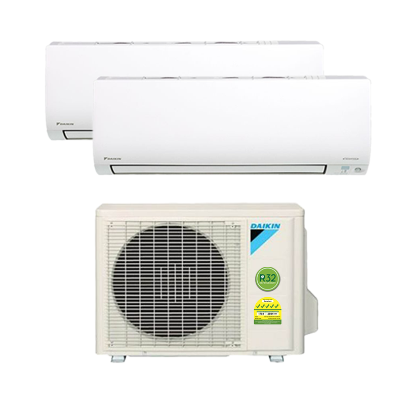 DAIKIN SYSTEM 2 ISMILE ECO SERIES R32 (INSTALLATION INCLUDED FREE UPGRADED MATERIALS) - Commercestar Engineering 