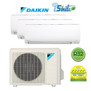 DAIKIN SYSTEM 3 ISMILE ECO SERIES R32 (INSTALLATION INCLUDED FREE UPGRADED MATERIALS)
