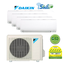 Load image into Gallery viewer, DAIKIN SYSTEM 4 ISMILE ECO SERIES R32 (INSTALLATION INCLUDED FREE UPGRADED MATERIALS)
