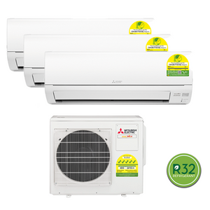 MITSUBISHI ELECTRIC STARMEX R32 INVERTER SYSTEM 3 AIRCON INSTALLATION (5 TICKS)