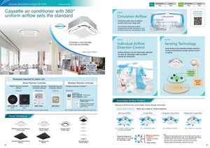 DAIKIN INVERTER R32 CEILING CASSETTE UNIT AIRCON INSTALLATION (18K BTU - 45K BTU)