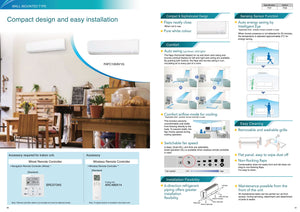 DAIKIN INVERTER R32 CEILING CASSETTE UNIT AIRCON INSTALLATION (18K BTU - 45K BTU)