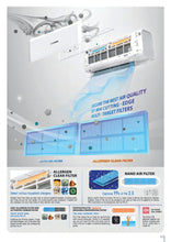 Load image into Gallery viewer, MITSUBISHI HEAVY INDUSTRIES R32 INVERTER SYSTEM 4 AIRCON INSTALLATION (5 TICKS)
